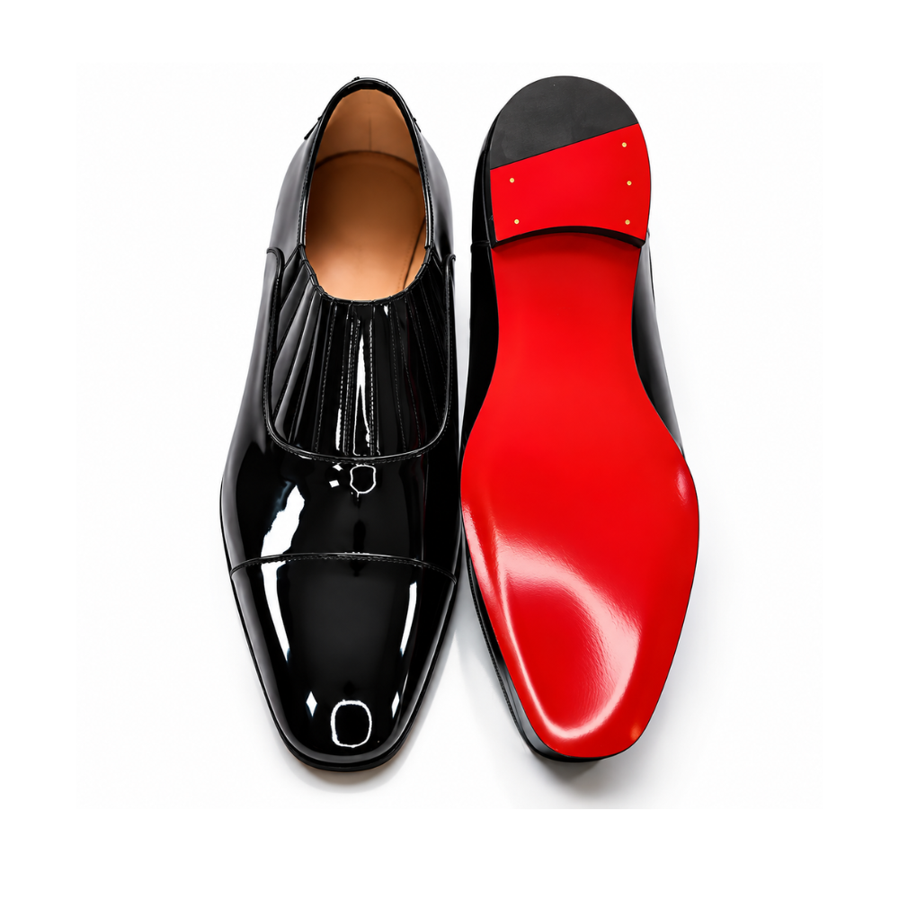 Men’s Black Patent Leather Formal Loafers