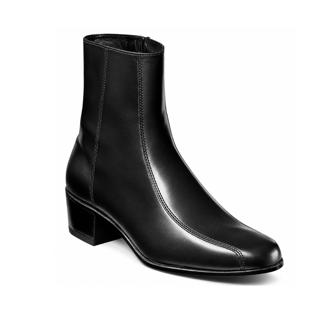 Classic Black Leather Chelsea Boots