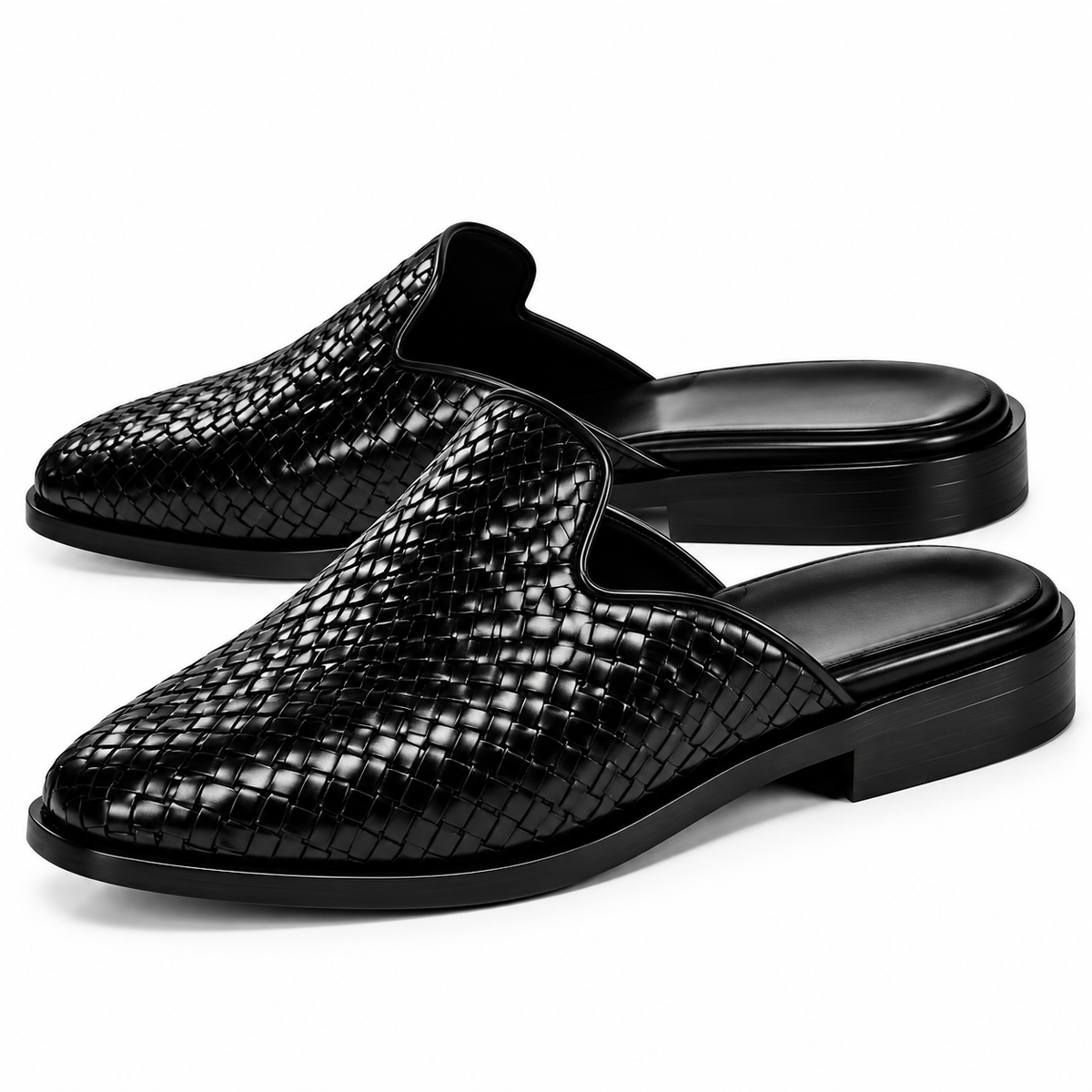 Men’s Premium Woven Slip-On Loafers