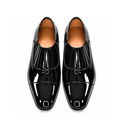 Men’s Black Patent Leather Formal Loafers